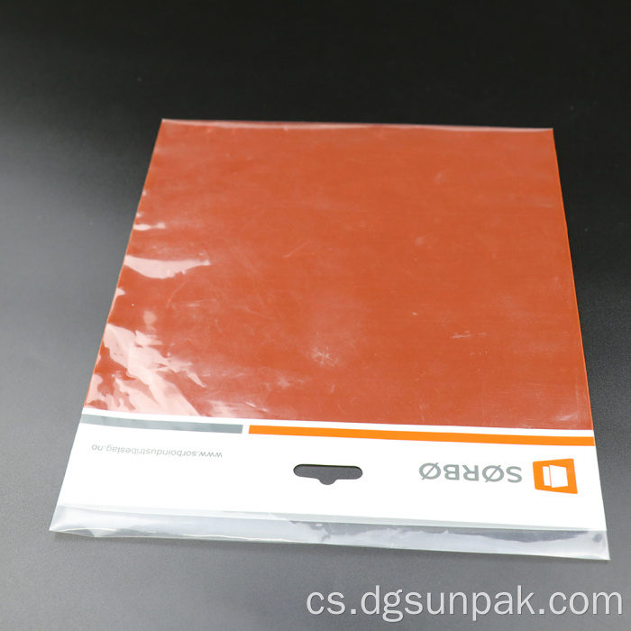 samolepicí plastová hardwarová taška s vlastním logem